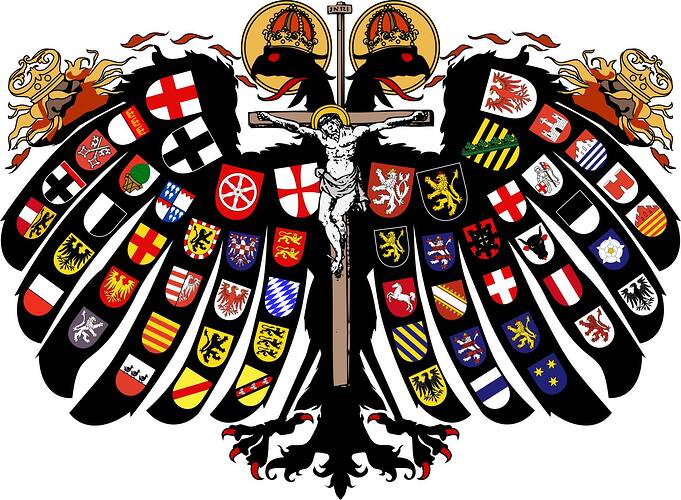 Quaternion Eagle of Germanic Holy Roman Empire c. 1510