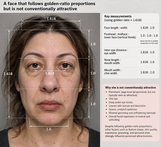 unattractive golden ratio